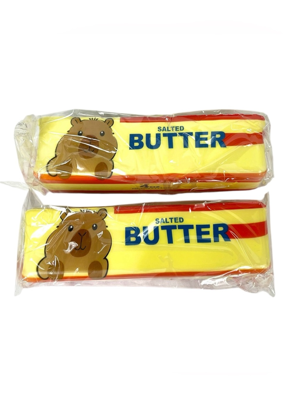 2/$5 Yellow Butter Squishies